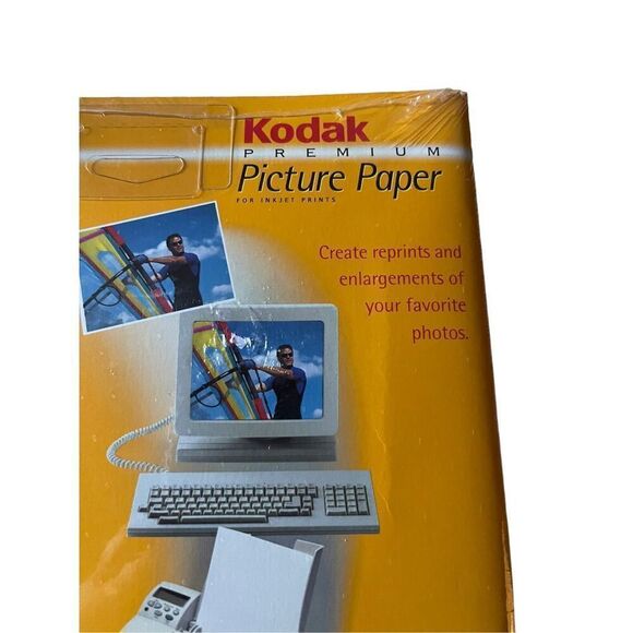 Kodak Premium Picture Paper 15 SheetsHeavy Weight High Gloss 8 1/2 X 11 8mil - Picture 2 of 11